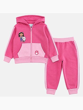 Disney - Conjunto fato de treino menina estampado com capuz