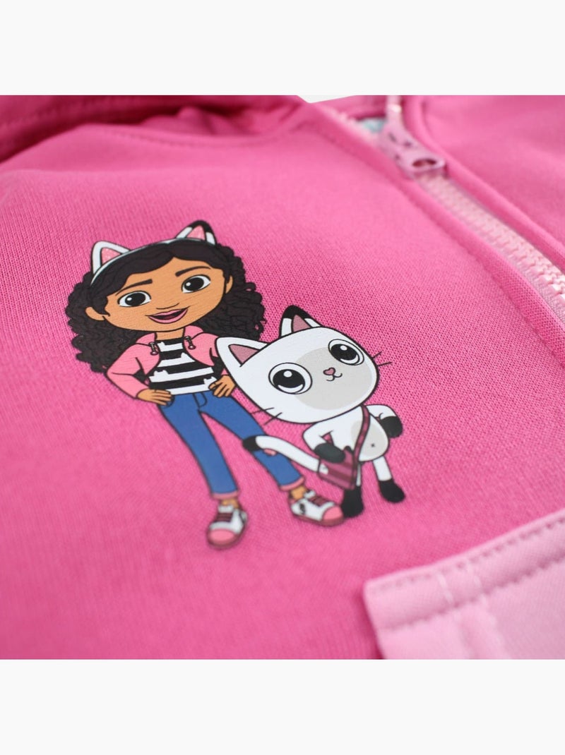 Disney - Conjunto fato de treino menina estampado com capuz Rosa - Kiabi