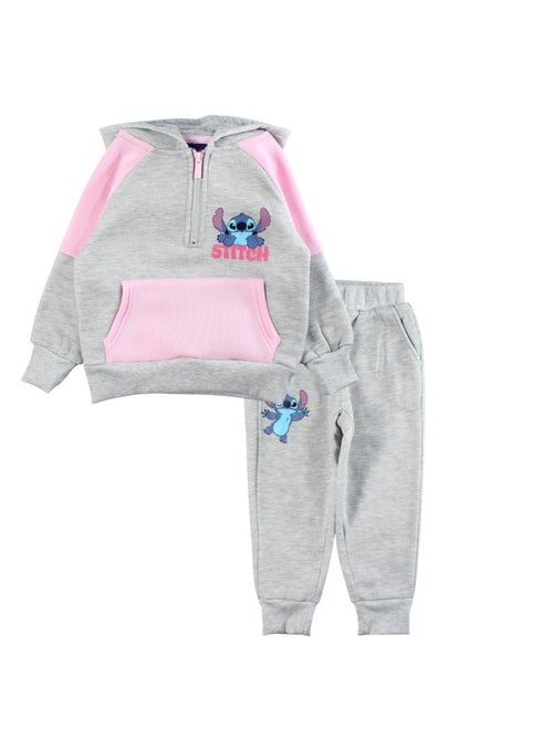 Disney - Conjunto fato de treino menina sweat com capuz e calças com padrão - Kiabi