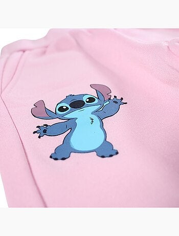 Disney - Conjunto fato de treino menina sweat com capuz e calças com padrão