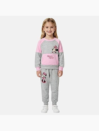 Disney - Conjunto fato de treino menina sweat e calças estampado