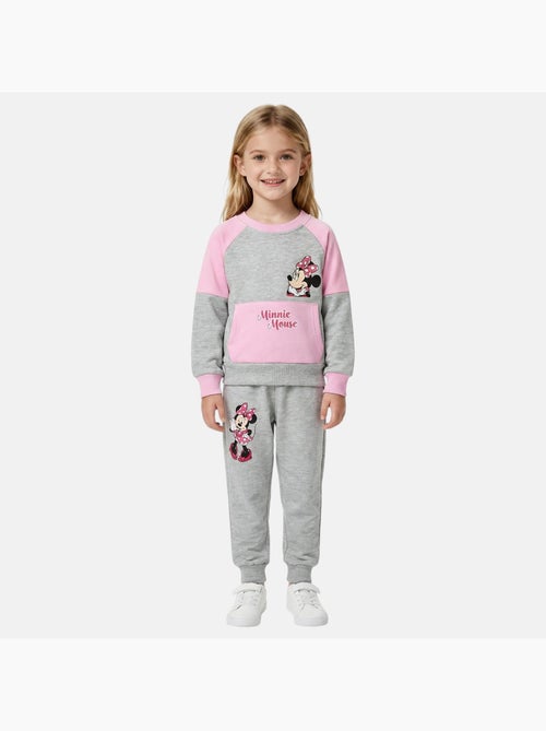 Disney - Conjunto fato de treino menina sweat e calças estampado - Kiabi