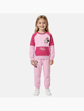 Disney - Conjunto fato de treino menina sweat e calças estampado