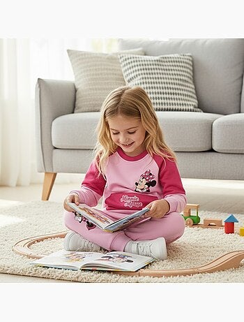 Disney - Conjunto fato de treino menina sweat e calças estampado