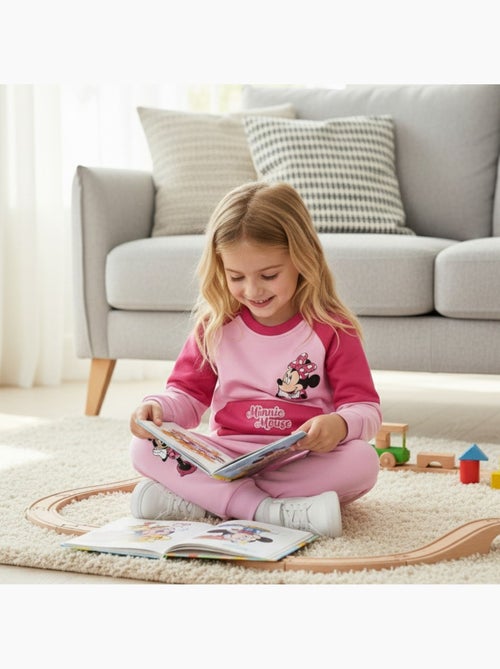 Disney - Conjunto fato de treino menina sweat e calças estampado - Kiabi Disney - Conjunto fato de treino menina sweat e calças estampado - Kiabi