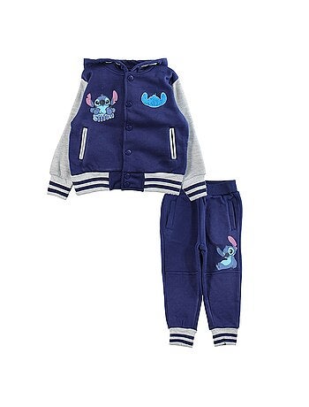 Disney - Conjunto fato de treino menino casaco com capuz e calças com padrão