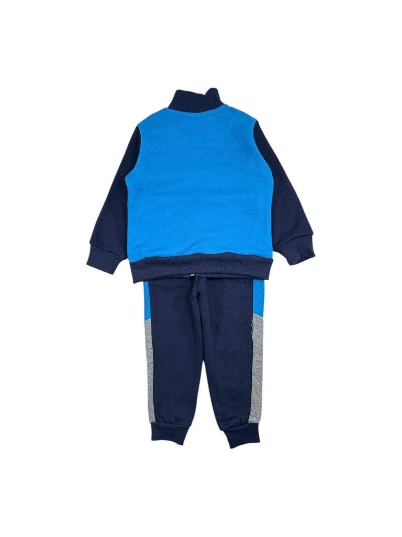 Disney - Conjunto fato de treino menino casaco e calças com padrão Azul-marinho - Kiabi