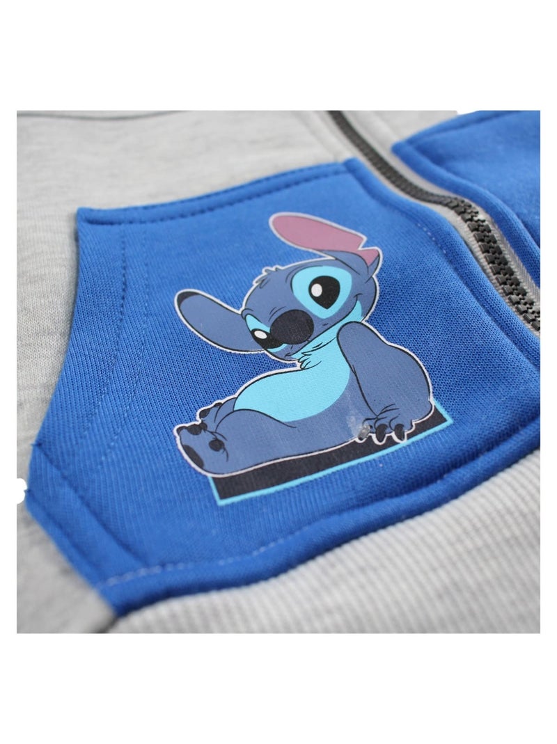 Disney - Conjunto fato de treino menino casaco e calças com padrão Cinza - Kiabi