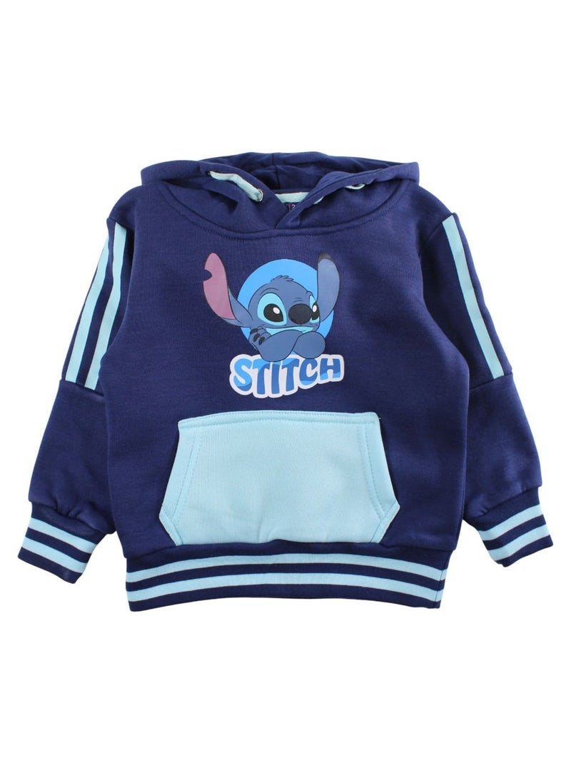 Disney - Conjunto fato de treino menino sweat com capuz e calças com padrão Azul-marinho - Kiabi