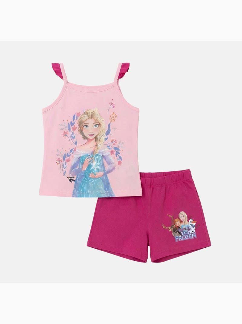Disney - Conjunto Frozen menina Rosa - Kiabi