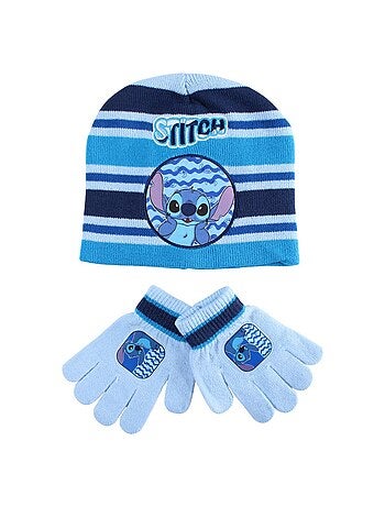 Disney - Conjunto gorro luvas menino com padrão