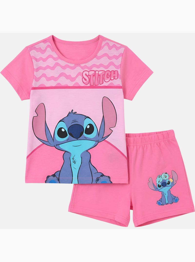 Disney - Conjunto Lilo e Stitch menina Rosa-fúcsia - Kiabi