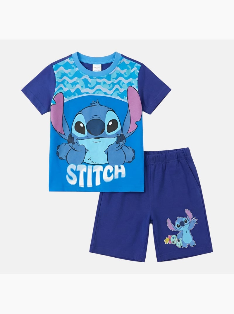Disney - Conjunto Lilo e Stitch menino Azul-marinho - Kiabi