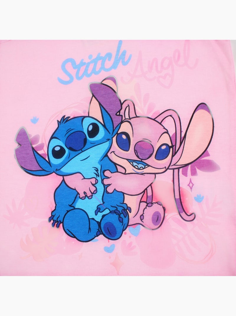 Disney - Conjunto menina Stitch Angel Rosa - Kiabi