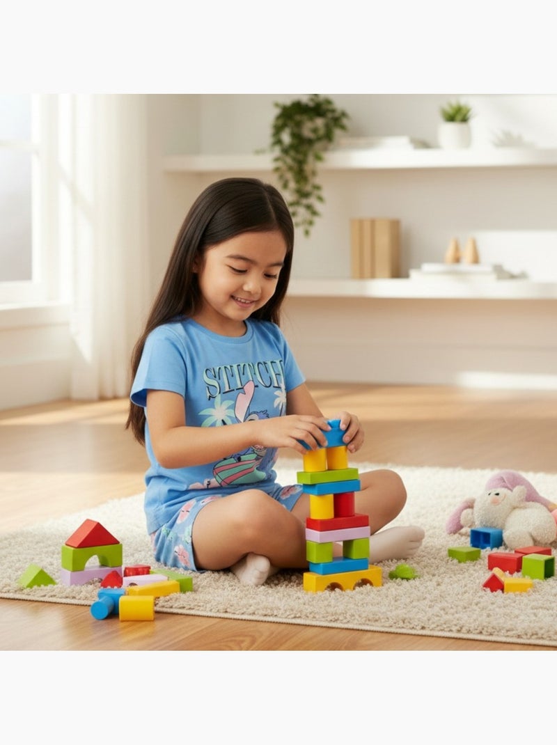 Disney - Conjunto menina Stitch Azul - Kiabi