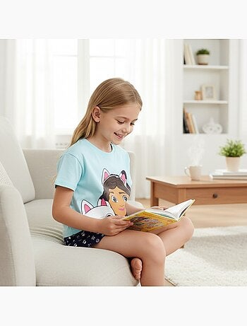Disney - Conjunto menina t-shirt calção estampado