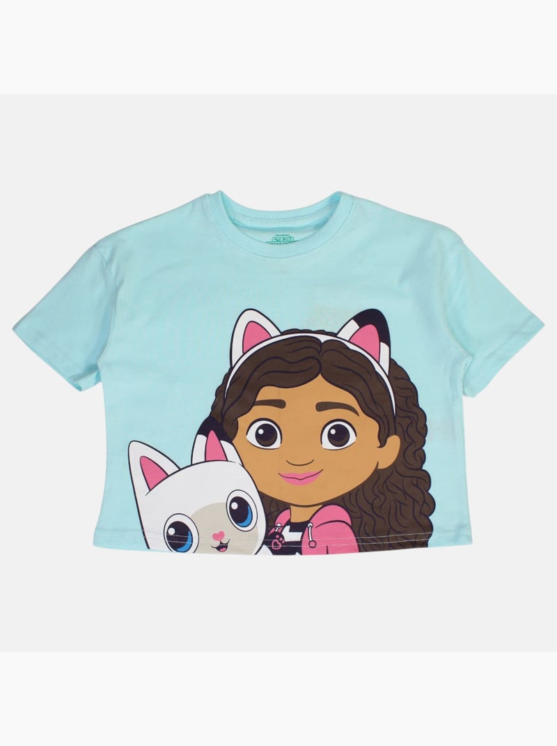 Disney - Conjunto menina t-shirt calção estampado Azul - Kiabi
