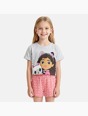 Disney - Conjunto menina t-shirt calção estampado