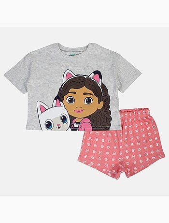 Disney - Conjunto menina t-shirt calção estampado