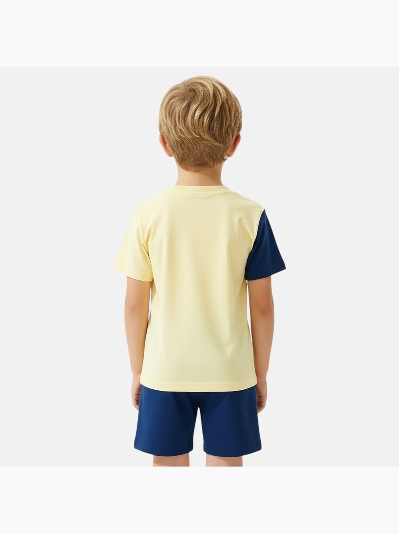 Disney - Conjunto menino Stitch Azul-marinho - Kiabi