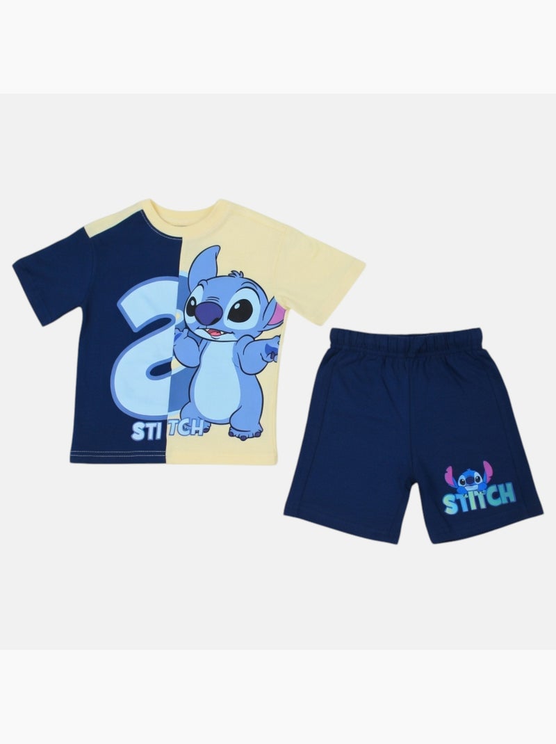 Disney - Conjunto menino Stitch Azul-marinho - Kiabi