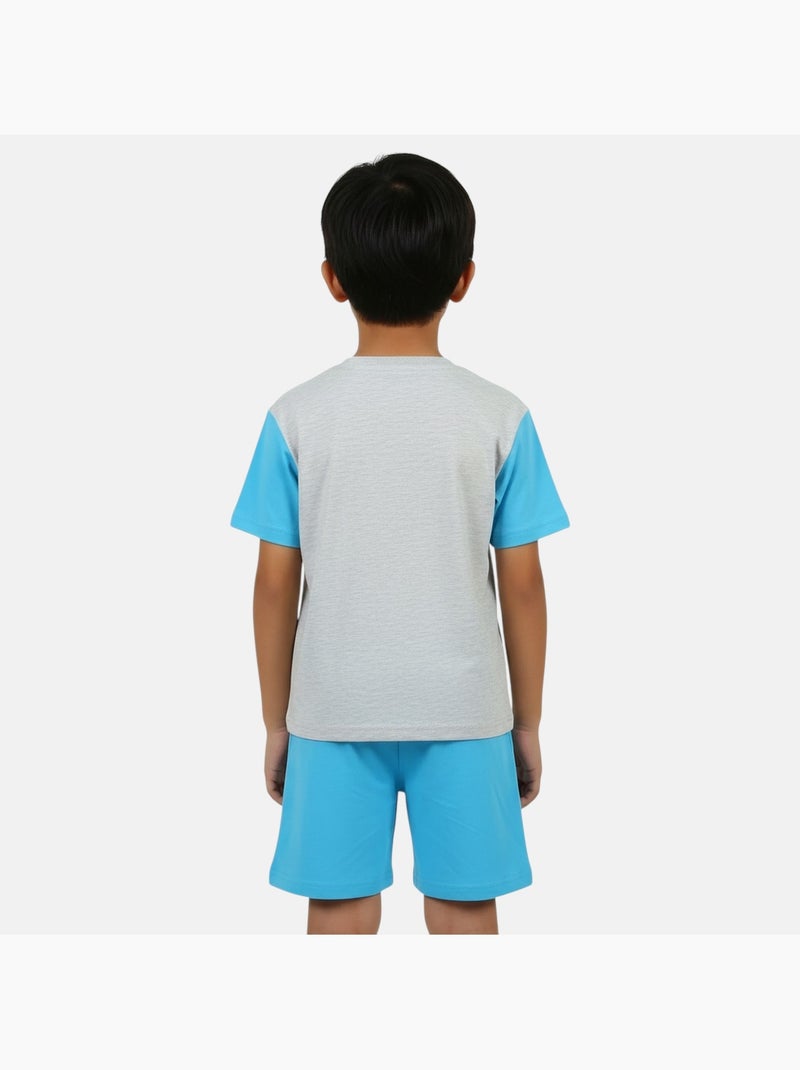 Disney - Conjunto menino Stitch Azul - Kiabi