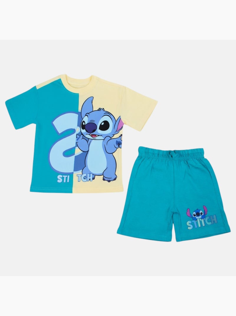 Disney - Conjunto menino Stitch Azul-turquesa - Kiabi
