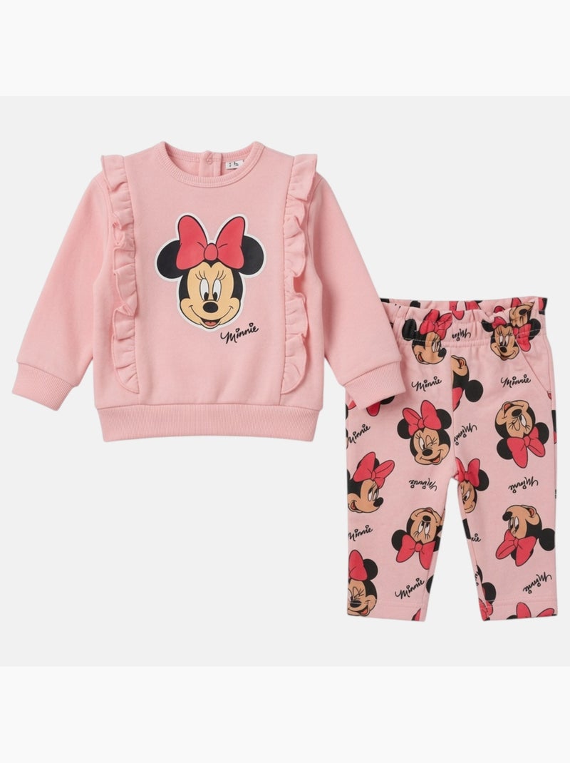 Disney - Conjunto para bebé menina Minnie Rosa - Kiabi