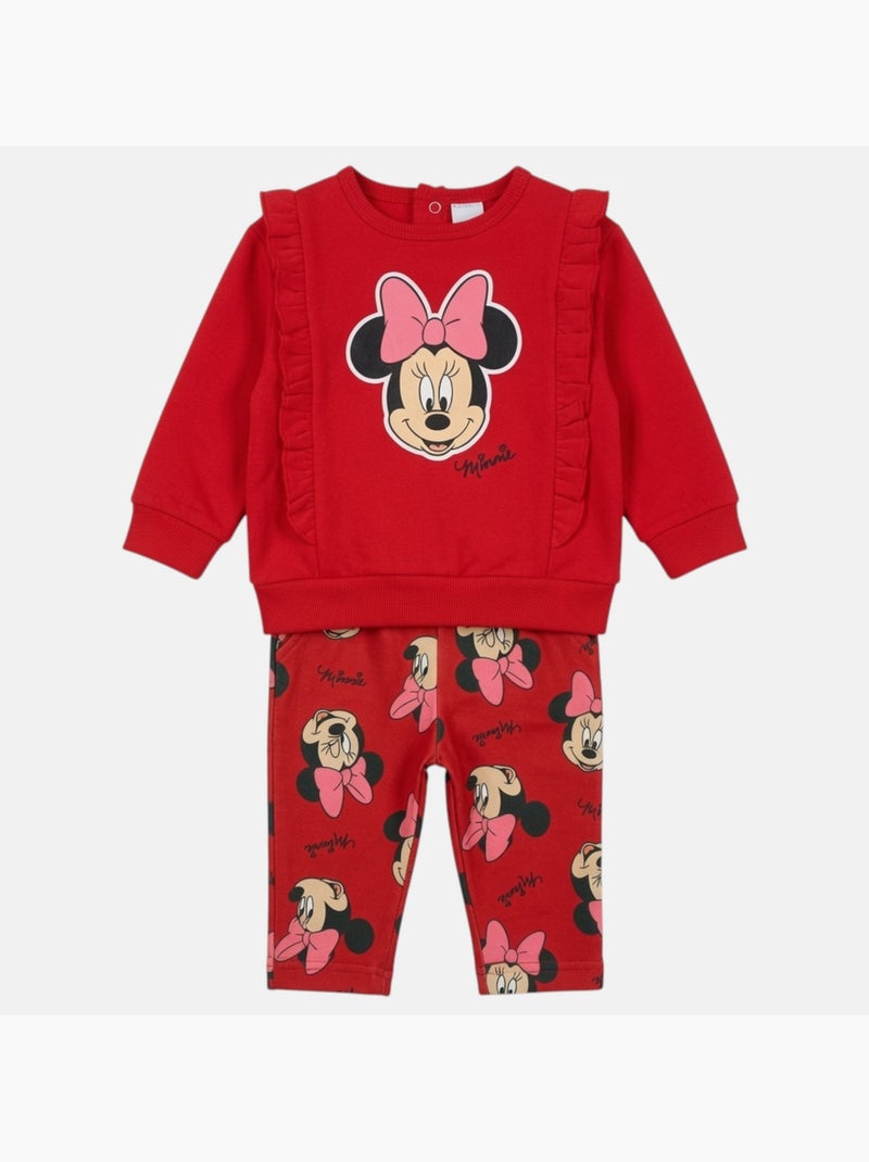 Disney - Conjunto para bebé menina Minnie Vermelho - Kiabi