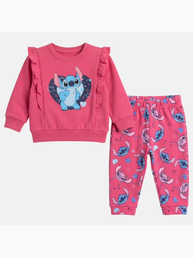 Disney - Conjunto para bebé menina Stitch Rosa-fúcsia - Kiabi
