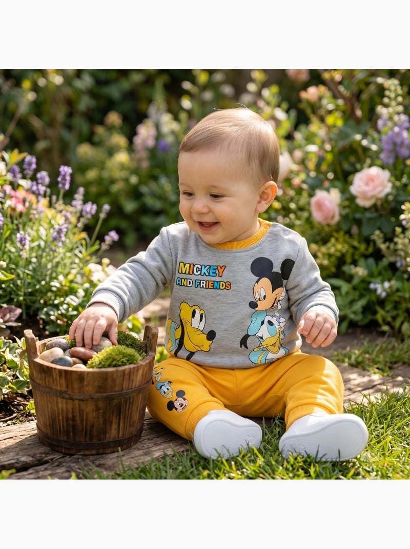 Disney - Conjunto para bebé menino Mickey and Friends Laranja - Kiabi