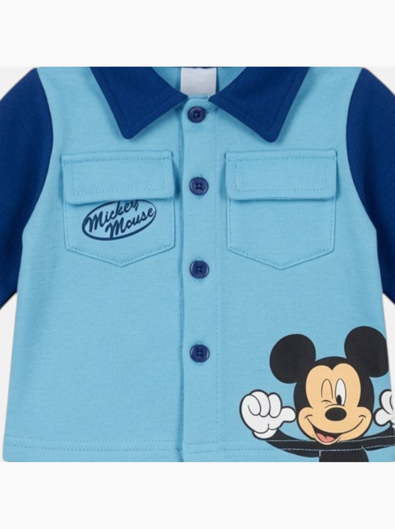 Disney - Conjunto para bebé menino Mickey Mouse Azul-marinho - Kiabi