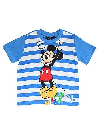 Disney - Conjunto t-shirt e calção criança às riscas