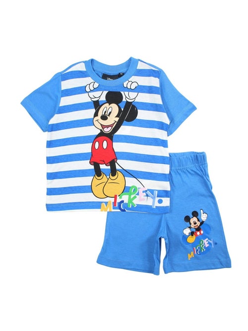 Disney - Conjunto t-shirt e calção criança às riscas - Kiabi Disney - Conjunto t-shirt e calção criança às riscas - Kiabi