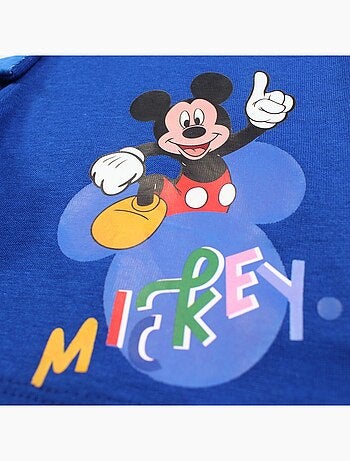 Disney - Conjunto t-shirt e calção criança às riscas