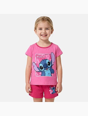 Disney - Conjunto t-shirt e calção criança com padrão