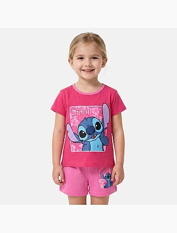 Disney - Conjunto t-shirt e calção criança com padrão