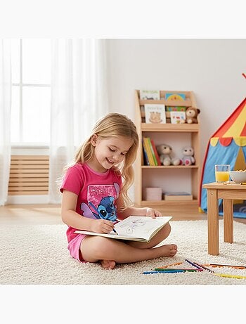 Disney - Conjunto t-shirt e calção criança com padrão