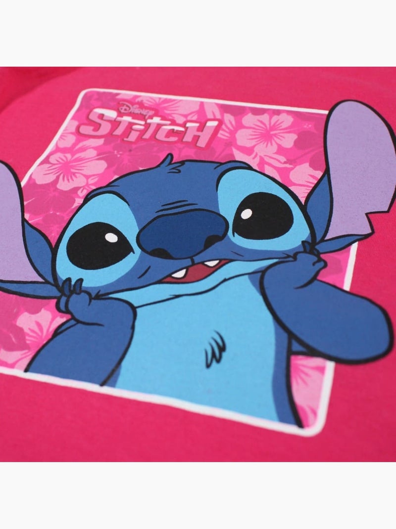 Disney - Conjunto t-shirt e calção criança com padrão Rosa-fúcsia - Kiabi