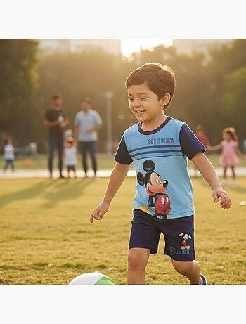 Disney - Conjunto t-shirt e calção criança estampado