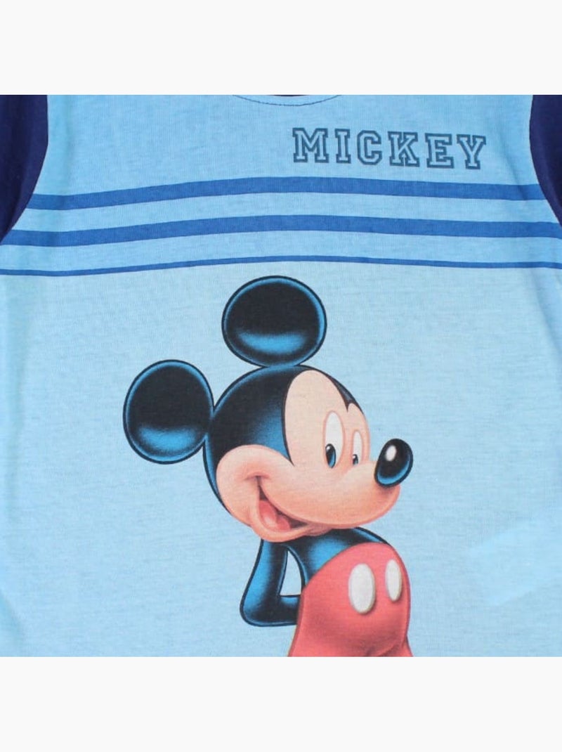 Disney - Conjunto t-shirt e calção criança estampado Azul-marinho - Kiabi