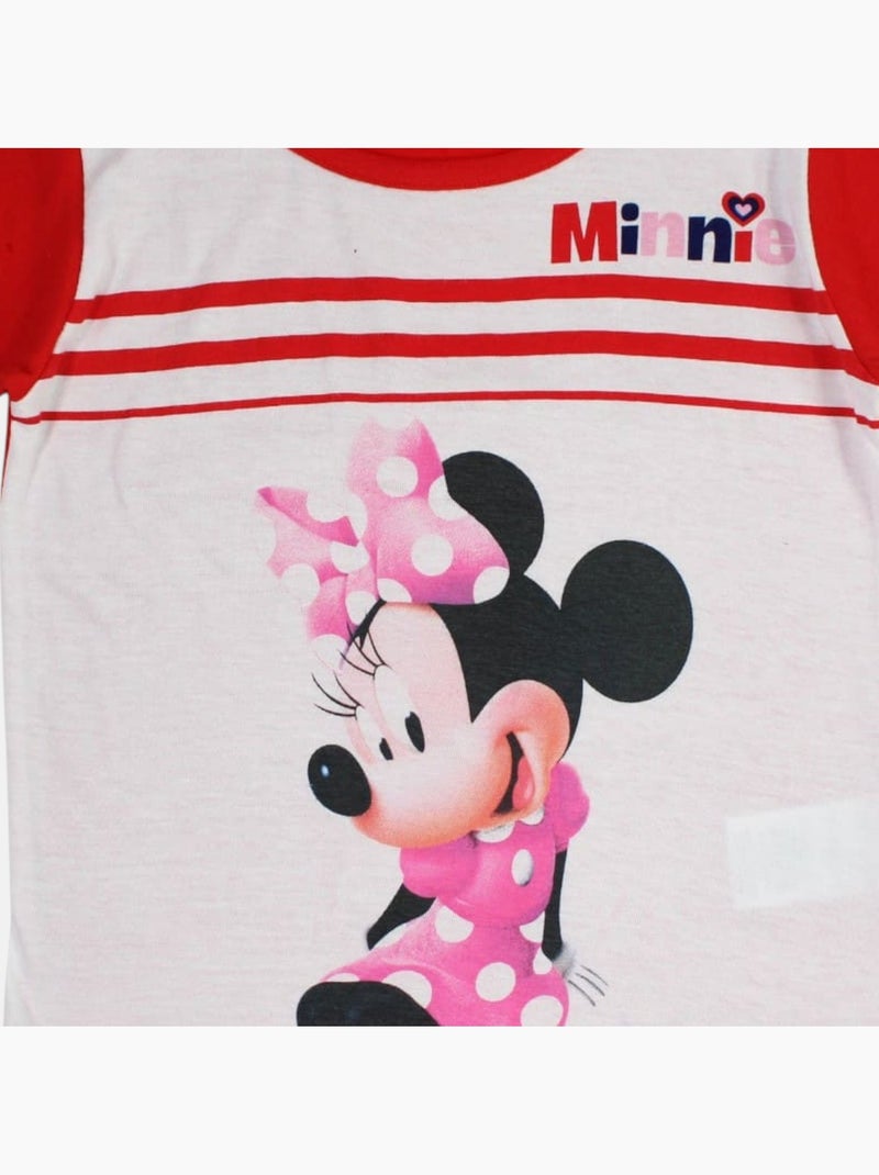 Disney - Conjunto t-shirt e calção criança estampado Vermelho - Kiabi