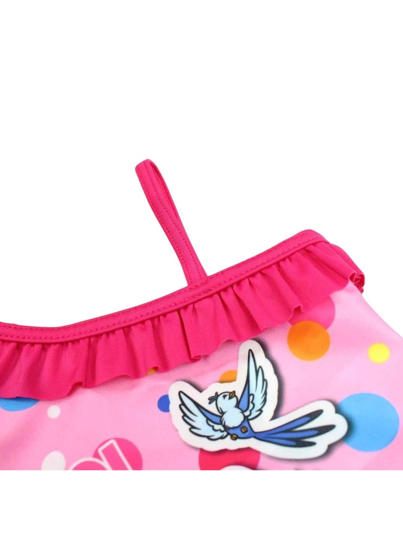 Disney - Fato de banho criança inteiro com padrão Rosa - Kiabi