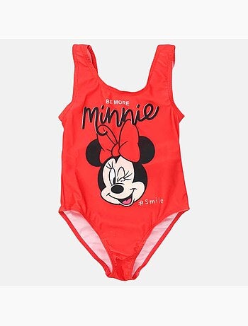 Disney - Fato de banho criança inteiro vermelho personagem