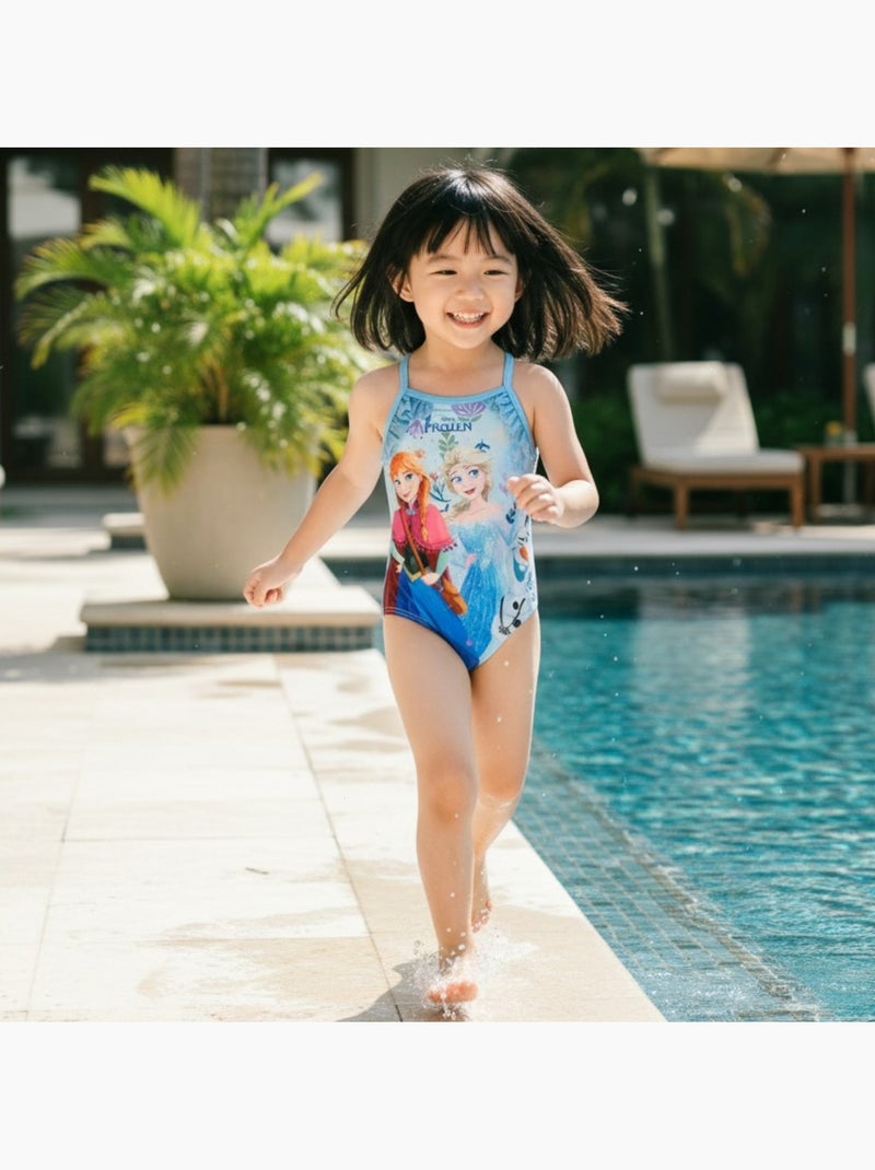 Disney - Fato de banho infantil com estampa animada Azul - Kiabi