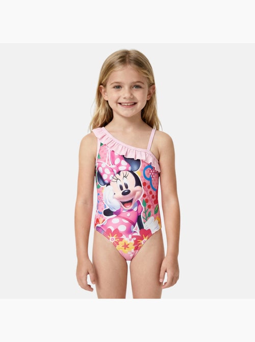 Disney - Fato de banho inteiro com alças assimétricas menina - Kiabi