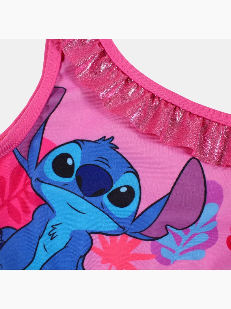 Disney - Fato de banho Lilo e Stitch menina Rosa-fúcsia - Kiabi