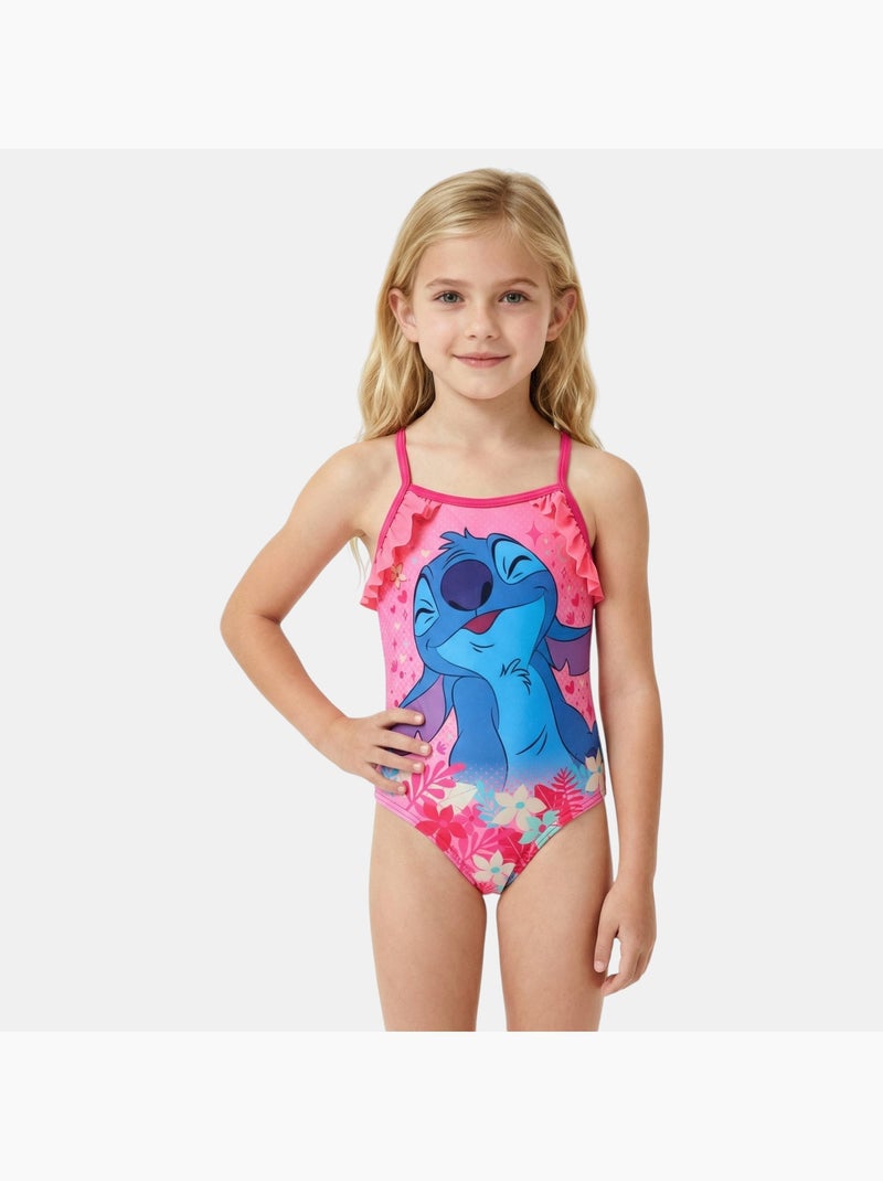 Disney - Fato de banho Lilo e Stitch Rosa - Kiabi