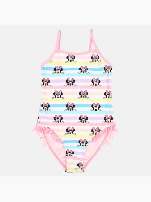 Disney - Fato de banho menina inteiro às riscas multicolor personagem - Kiabi Disney - Fato de banho menina inteiro às riscas multicolor personagem - Kiabi