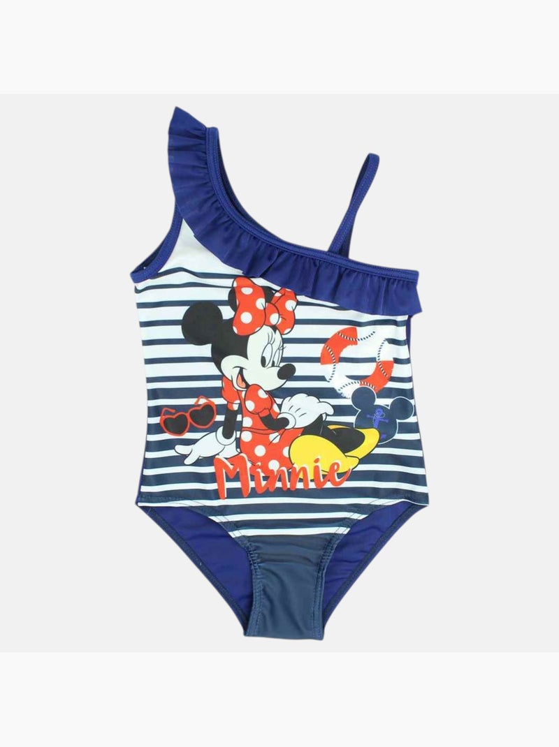 Disney - Fato de banho menina inteiro estampado Azul - Kiabi